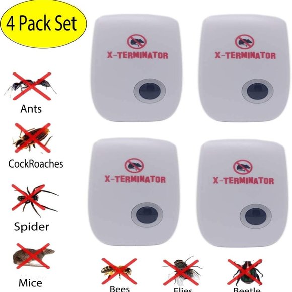 Ultrasonic Pest Repeller Mosquito Spider Cockroach Killer Reject Bug Rat mice - Picture 1 of 4
